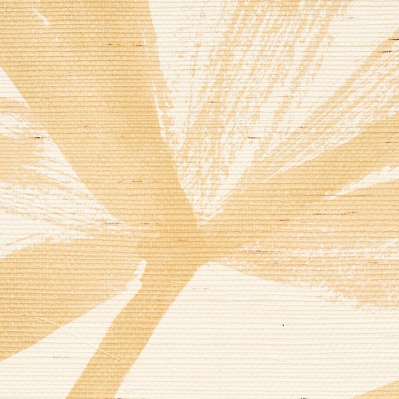 Schumacher Sunlit Palm Sisal Wheat Wallpaper