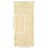 Schumacher Temple Garden Ii Sand Wallpaper