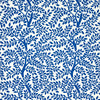 Schumacher Temple Garden Ii Blue Wallpaper