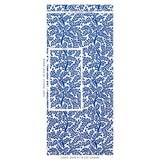 Schumacher Temple Garden Ii Blue Wallpaper