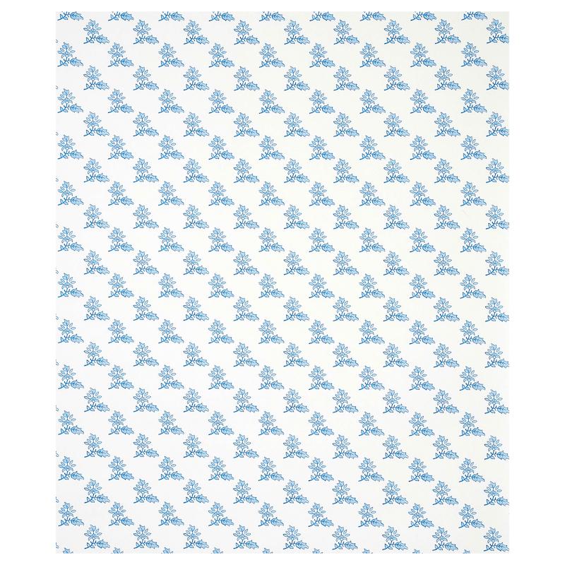 Schumacher Torbay Blue Wallpaper