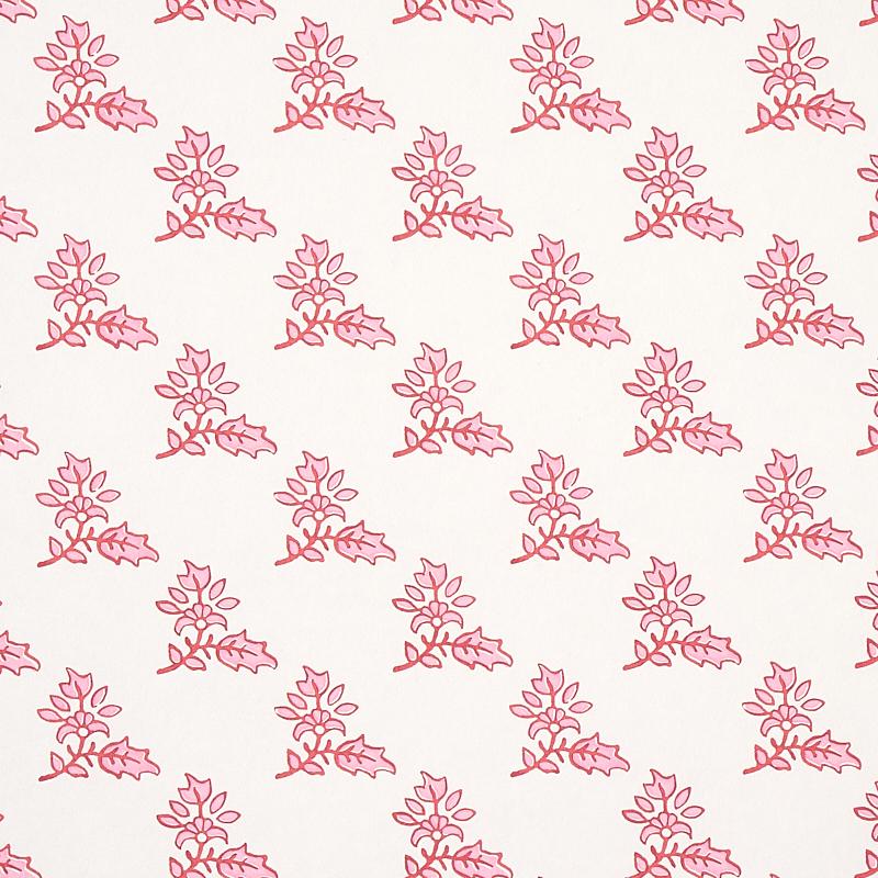 Schumacher Torbay Pink Wallpaper