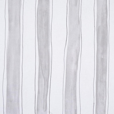 Schumacher Tracing Stripes Grey Wallpaper