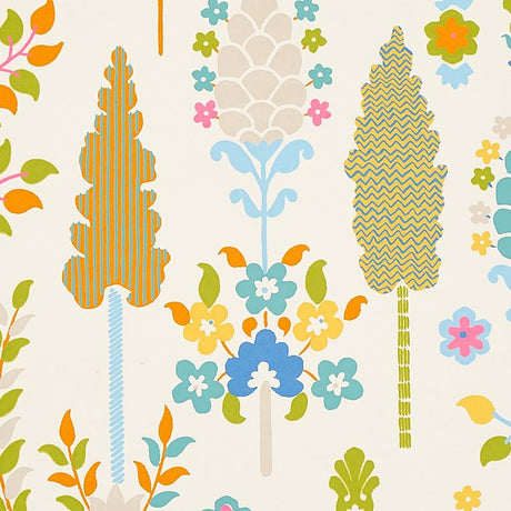 Schumacher Desna Multi Wallpaper