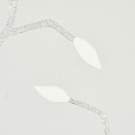 Schumacher Cymbeline Silver Wallpaper