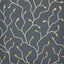 Schumacher Cymbeline Charcoal & Gold Wallpaper