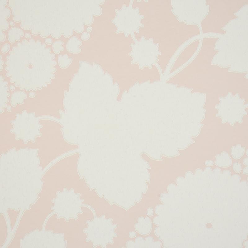 Schumacher Marianne Blush Wallpaper