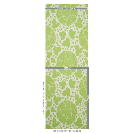 Schumacher Marianne Leaf Wallpaper