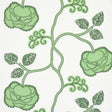 Schumacher Queen Fruit Jade Wallpaper