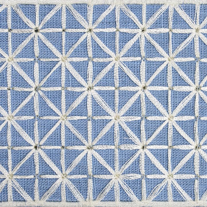 Schumacher Directoire Tape Sky Trim