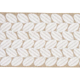 Schumacher Ivory On Natural Berkeley Tape Wide