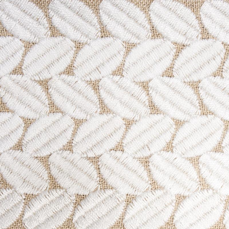 Schumacher Ivory On Natural Berkeley Tape Wide