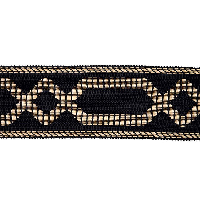Schumacher Black Briar Raffia Tape