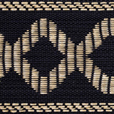 Schumacher Black Briar Raffia Tape