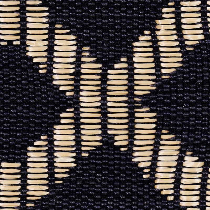 Schumacher Black Briar Raffia Tape