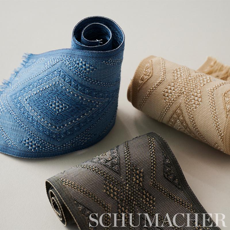 Schumacher Charcoal Boulton Tape