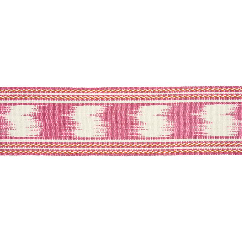 Schumacher Pink Banyan Ikat Tape