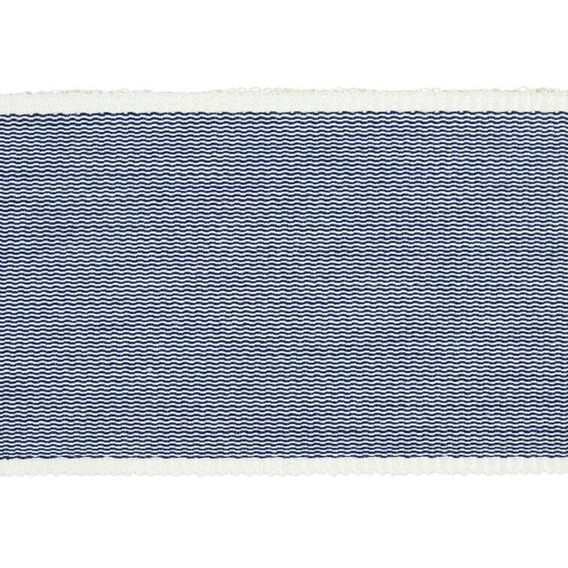 Schumacher Sandpiper Tape Wide Blue Trim