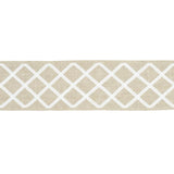 Schumacher Natural Zella Appliqud Tape