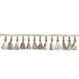 Schumacher Natural & Ivory Antony Tassel Trim
