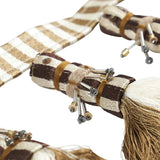 Schumacher Antony Tassel Natural & Ivory Trim