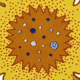 Schumacher Helios Appliqu Yellow Trim