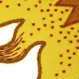 Schumacher Helios Appliqu Yellow Trim