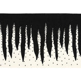 Schumacher Stalactite Tape Black & White Trim
