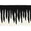 Schumacher Stalactite Tape Black & White Trim
