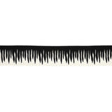 Schumacher Stalactite Tape Black & White Trim