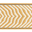 Schumacher Mustard Arcure Ripple Tape