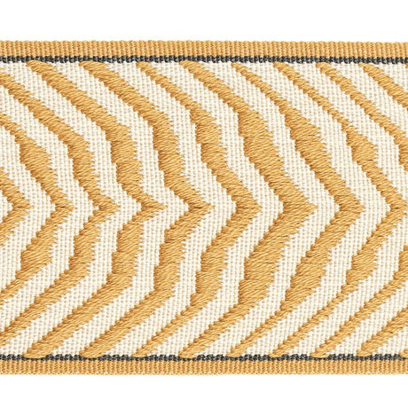 Schumacher Mustard Arcure Ripple Tape