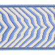 Schumacher Bluebell Arcure Ripple Tape