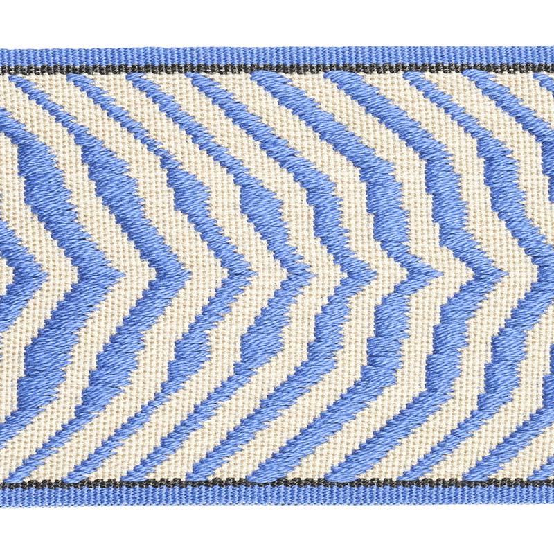 Schumacher Bluebell Arcure Ripple Tape