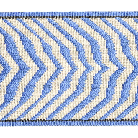 Schumacher Bluebell Arcure Ripple Tape