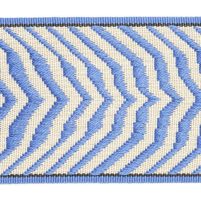 Schumacher Bluebell Arcure Ripple Tape