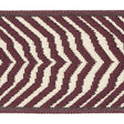 Schumacher Aubergine Arcure Ripple Tape