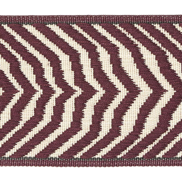 Schumacher Aubergine Arcure Ripple Tape