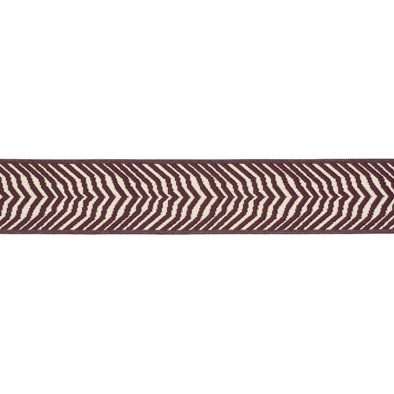 Schumacher Aubergine Arcure Ripple Tape