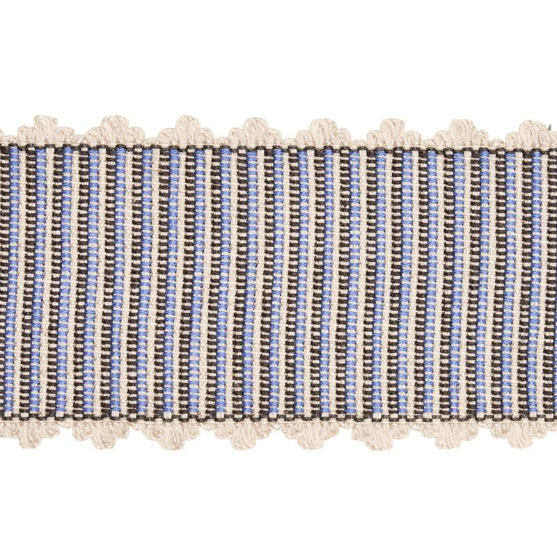 Schumacher Obi Tape Bluebell Trim