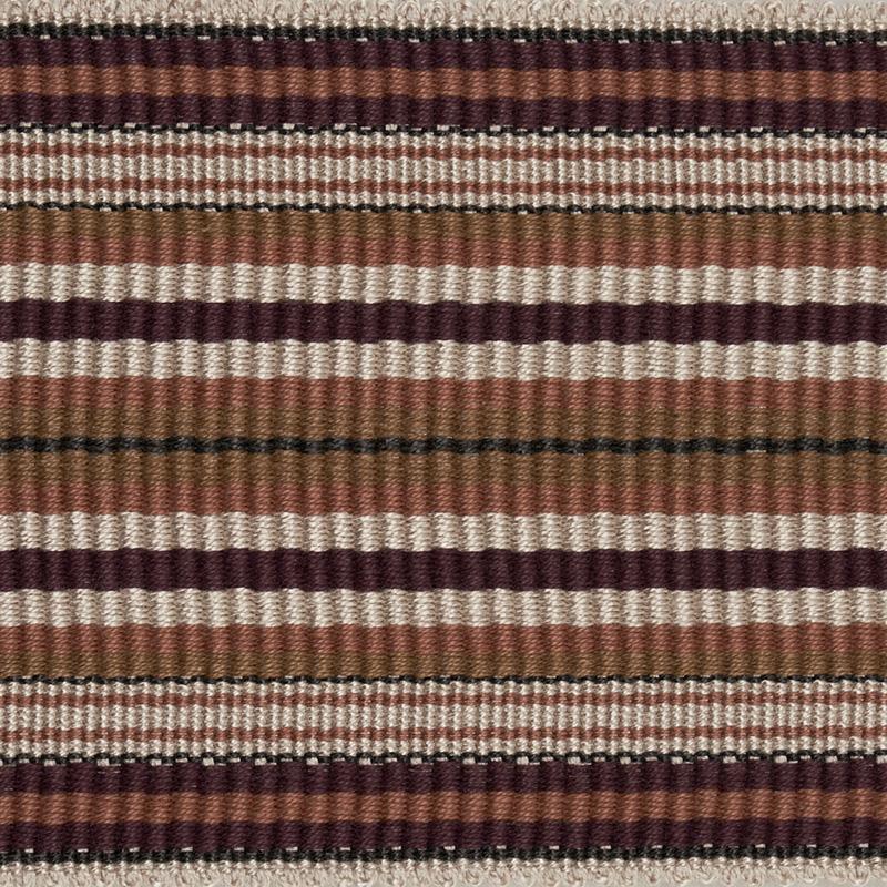 Schumacher Aubergine Topaki Stripe Tape Wide