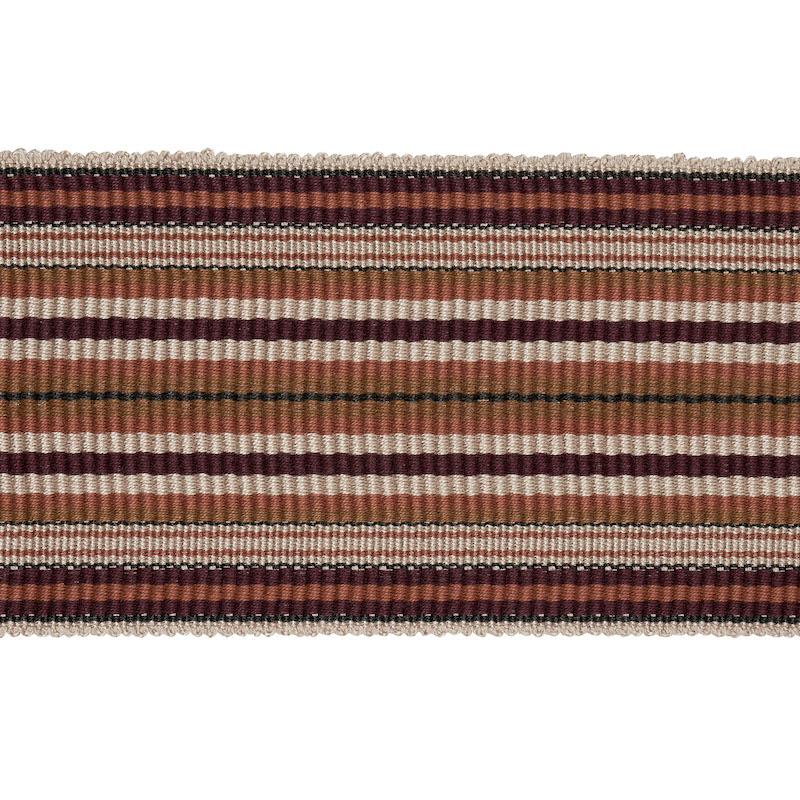 Schumacher Aubergine Topaki Stripe Tape Wide
