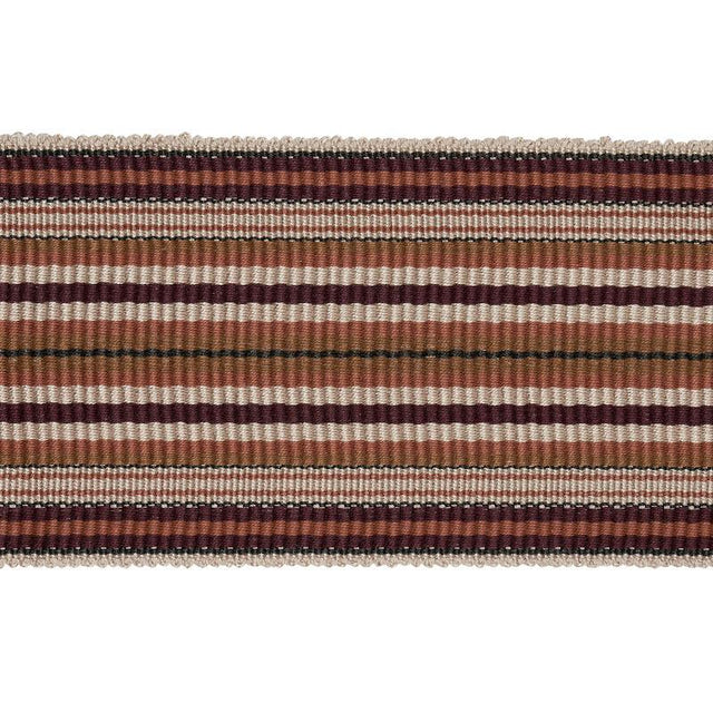 Schumacher Aubergine Topaki Stripe Tape Wide