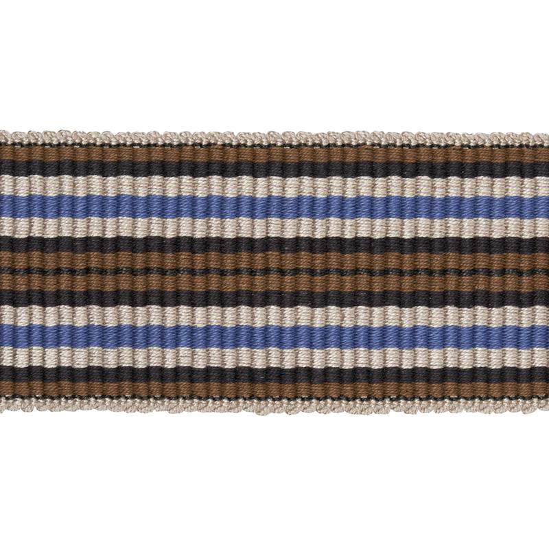 Schumacher Bluebell Topaki Stripe Tape Medium