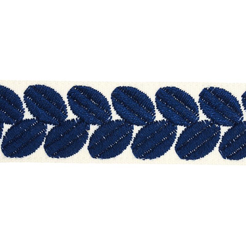 Schumacher Blue Berkeley Tape Narrow