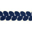 Schumacher Blue Berkeley Tape Narrow
