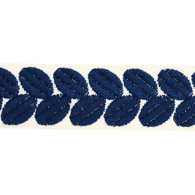 Schumacher Blue Berkeley Tape Narrow