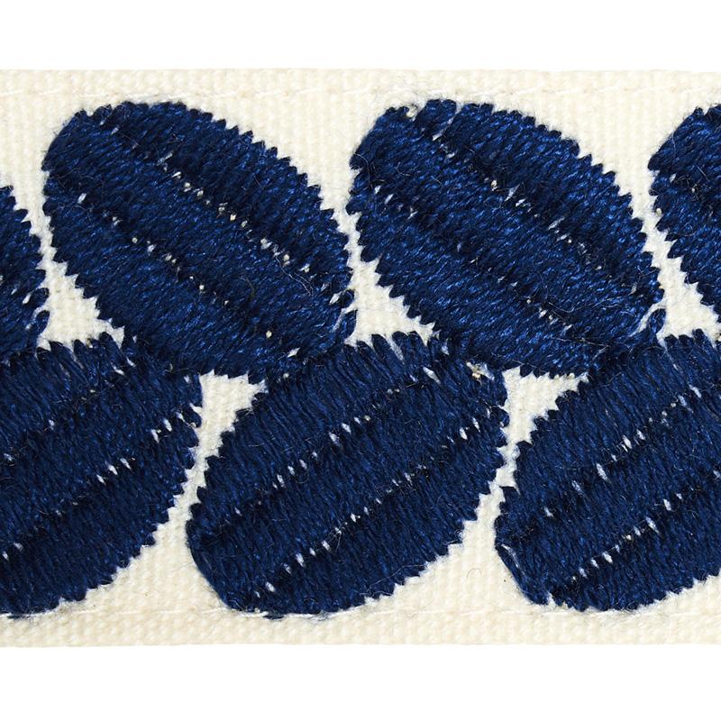 Schumacher Blue Berkeley Tape Narrow