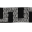 Schumacher Ivory On Black Matrix Tape