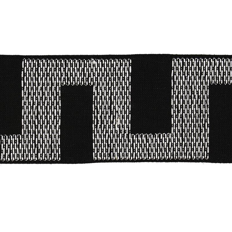 Schumacher Ivory On Black Matrix Tape